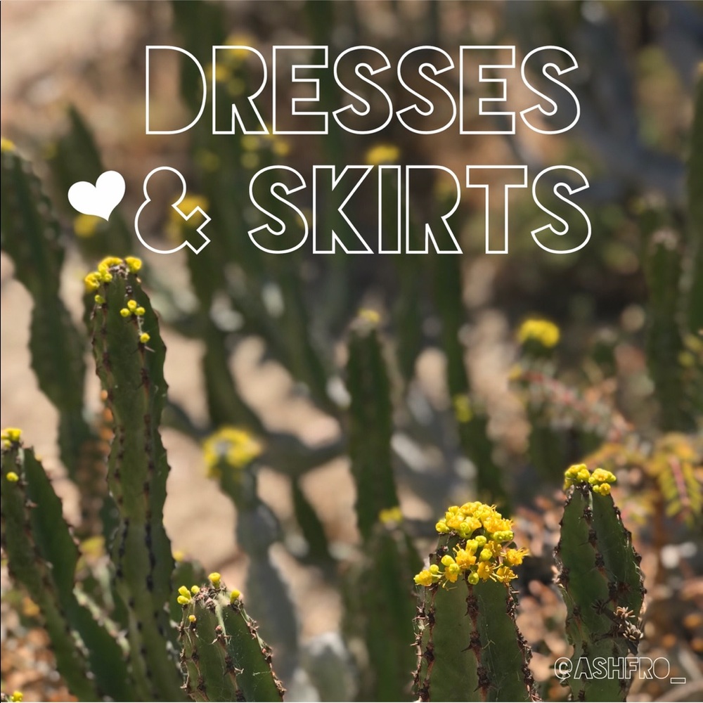 DRESSES & SKIRTS.